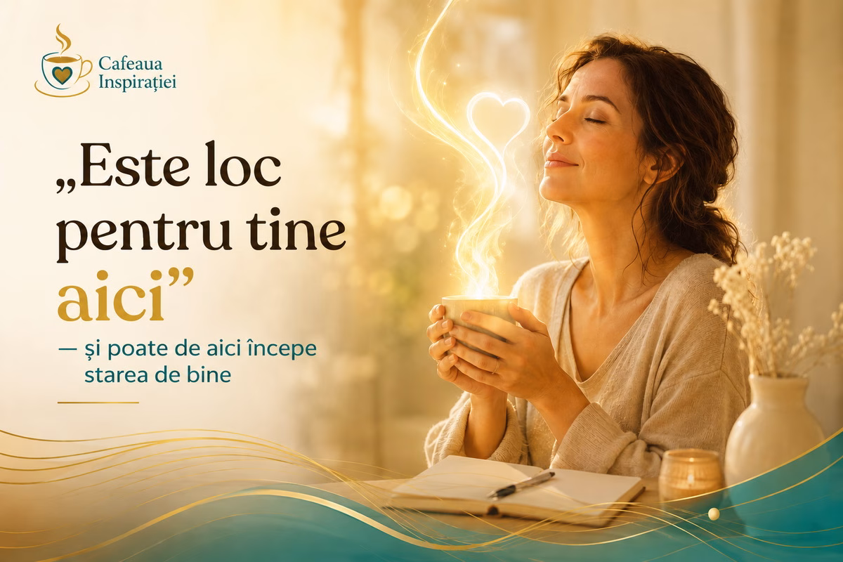 Este loc pentru tine aici – și poate de aici începe starea de bine