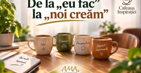 De la eu fac la noi creăm - cafeaua inspiratiei