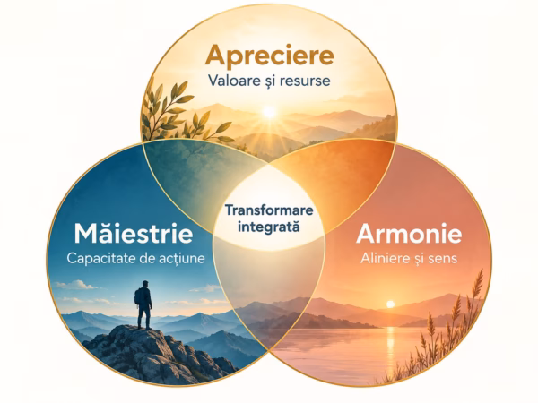 Pilonii metodologiei de coaching AMA - Apreciere, Maiestrie, Armonie
