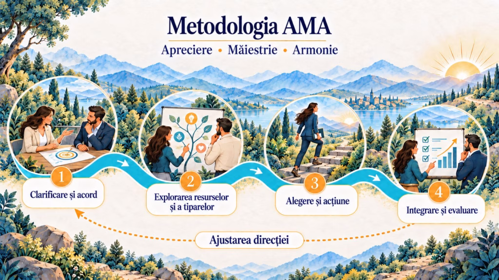 Arhitectura metodologiei AMA infografic