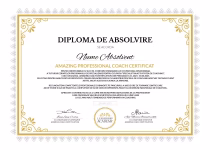 Diploma absolvire AMAzing Professional Coach Certificat - AMA Leadership Academy